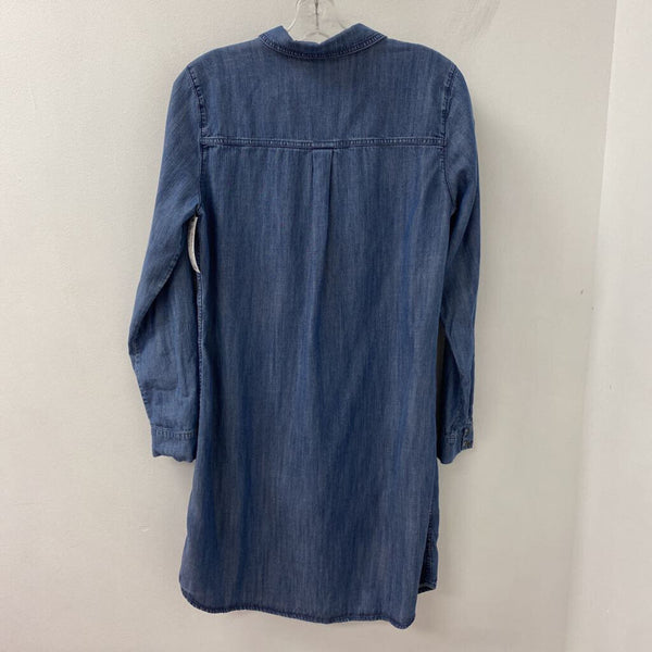 EILEEN FISHER WOMEN'S DRESS blue XS