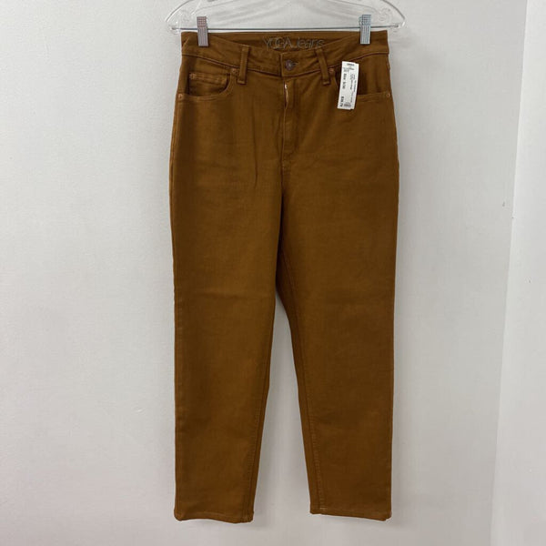 YOGA JEANS WOMEN'S JEANS burnt orange S/30