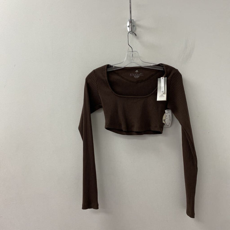 ADIDAS WOMEN'S T-SHIRT brown S