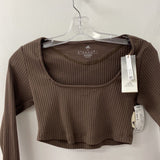 ADIDAS WOMEN'S T-SHIRT brown S