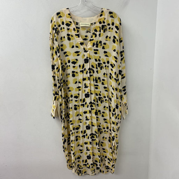MALENE BIRGER WOMEN'S DRESS cream yellow black 6/36