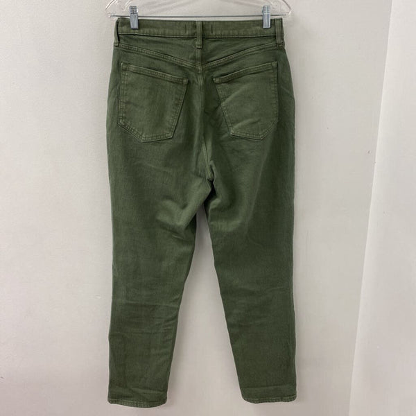 ABERCROMBIE & FITCH WOMEN'S JEANS green 10 curve