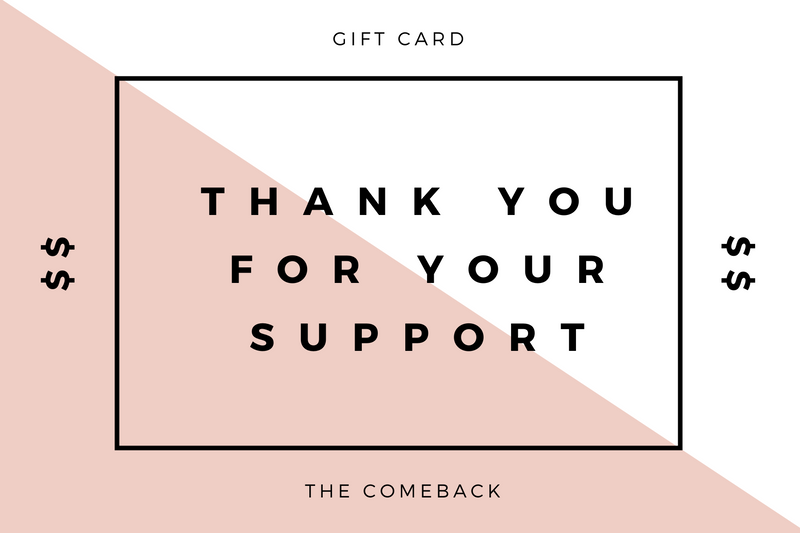 Comeback Gift Card